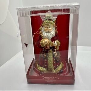 HOLIDAY Living St. Nicholas Santa Claus Christmas Tree Ornament 5" New In Box